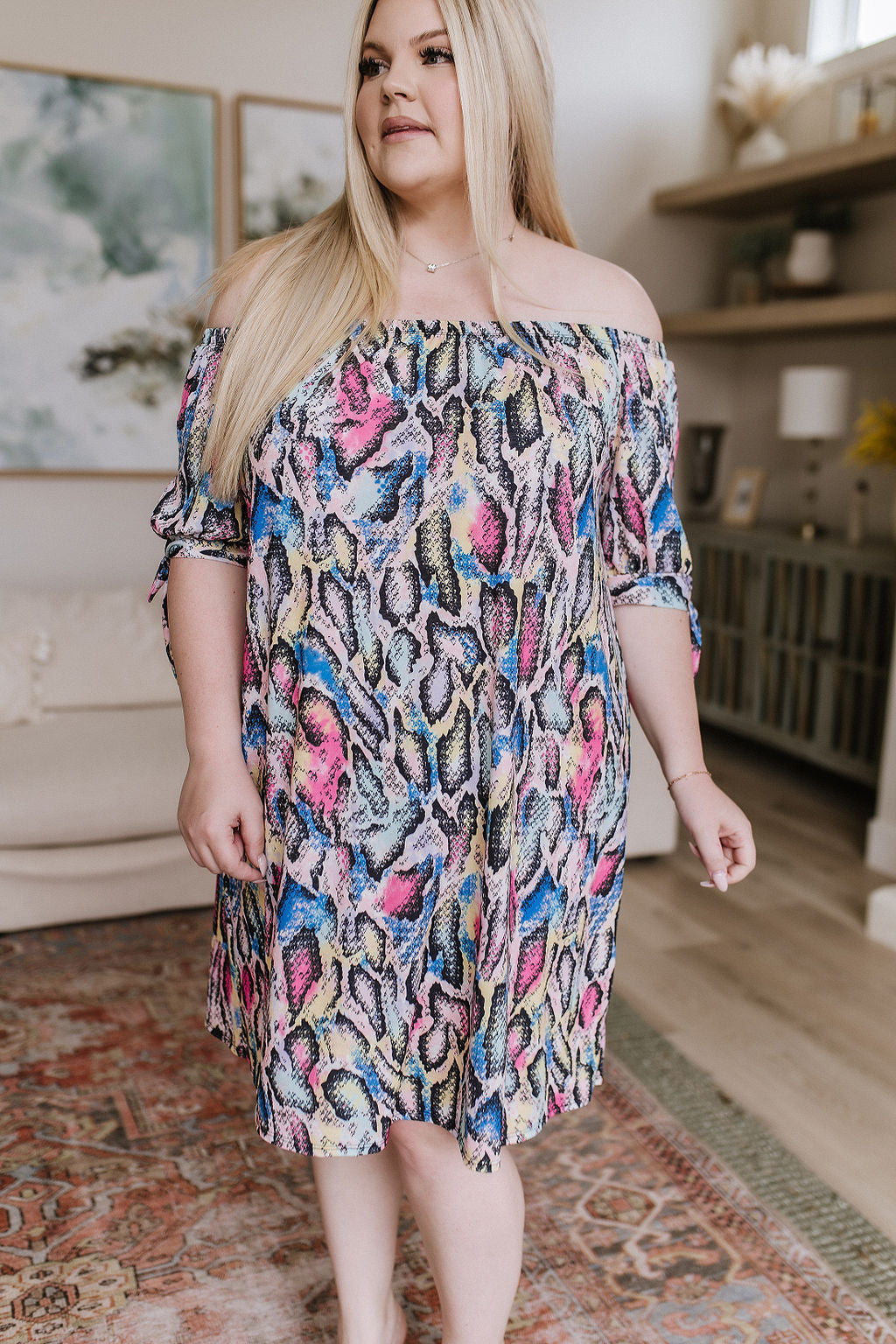 Heimish Kind of Wild Animal Print Dress