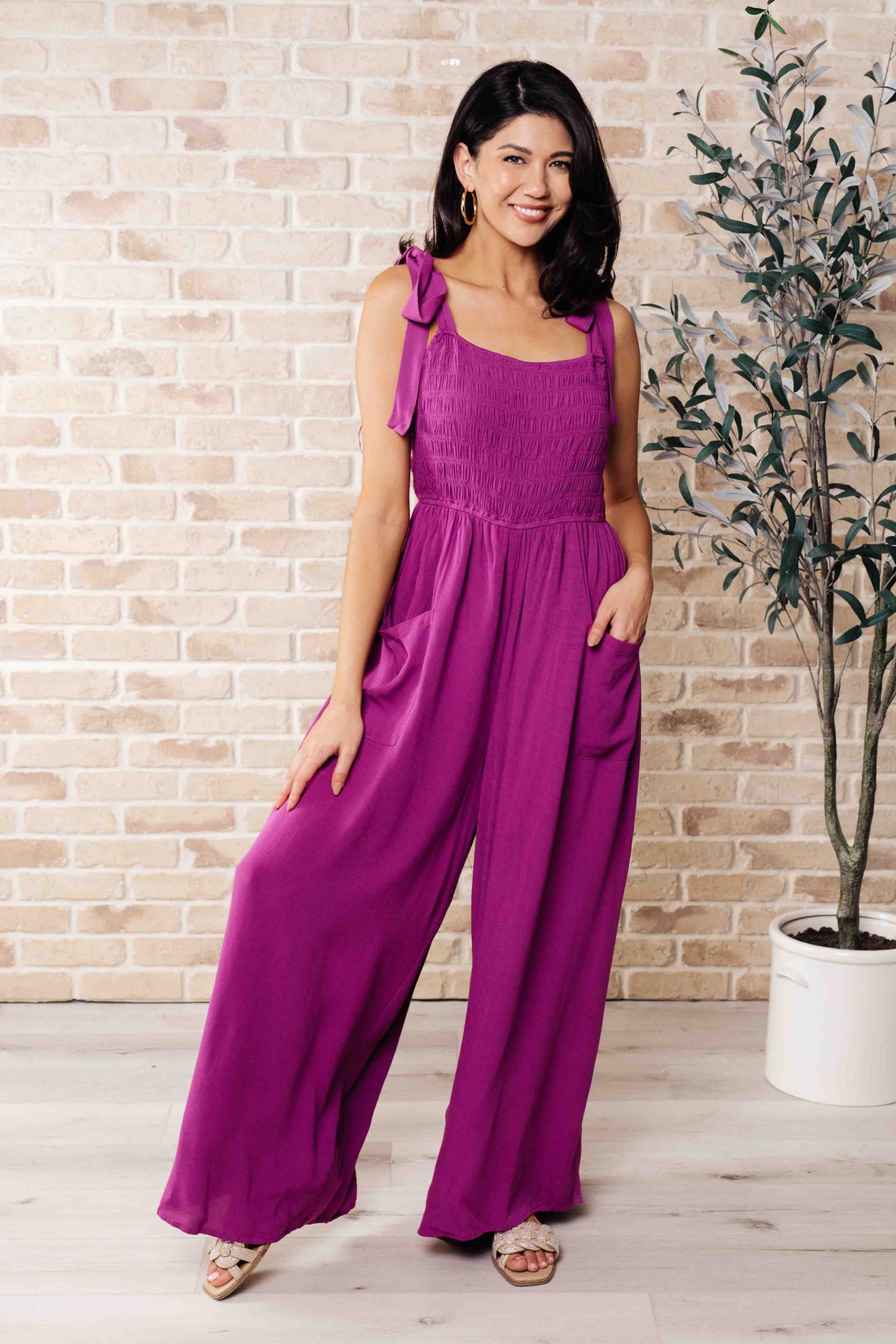 Jodifl Social Graces Wide Leg Jumpsuit Outfit Set